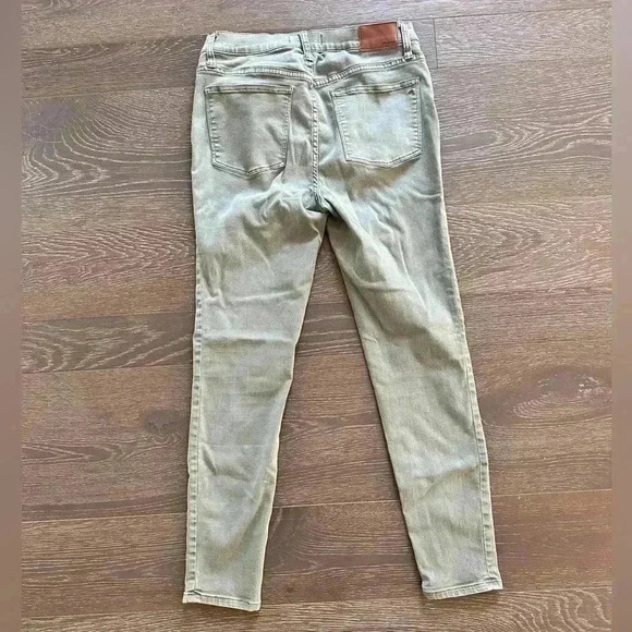 Madewell Green 9” High Rise Skinny Jeans 29 - Picture 7 of 8
